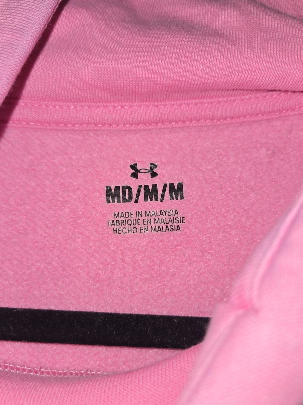 🎀Under Armour Pink Cowl Neck Pullover Sweatshirt - Picture 3 of 4
